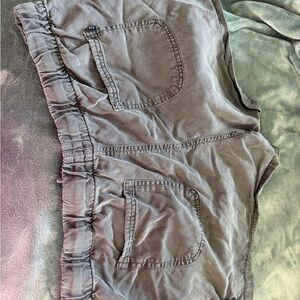 GAP Charcoal Elastic Waist Shorts